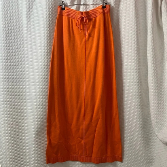 NWOT LOFT Seamed Drawstring Maxi Skirt - Picture 1 of 6